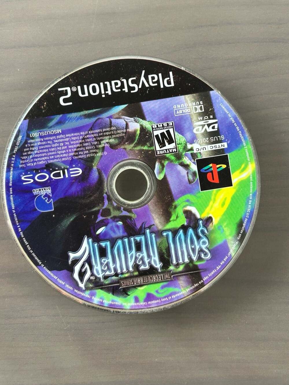 Soul Reaver 2 PS2 PlayStation 2 Legacy of Kain Disc Only Tested Working